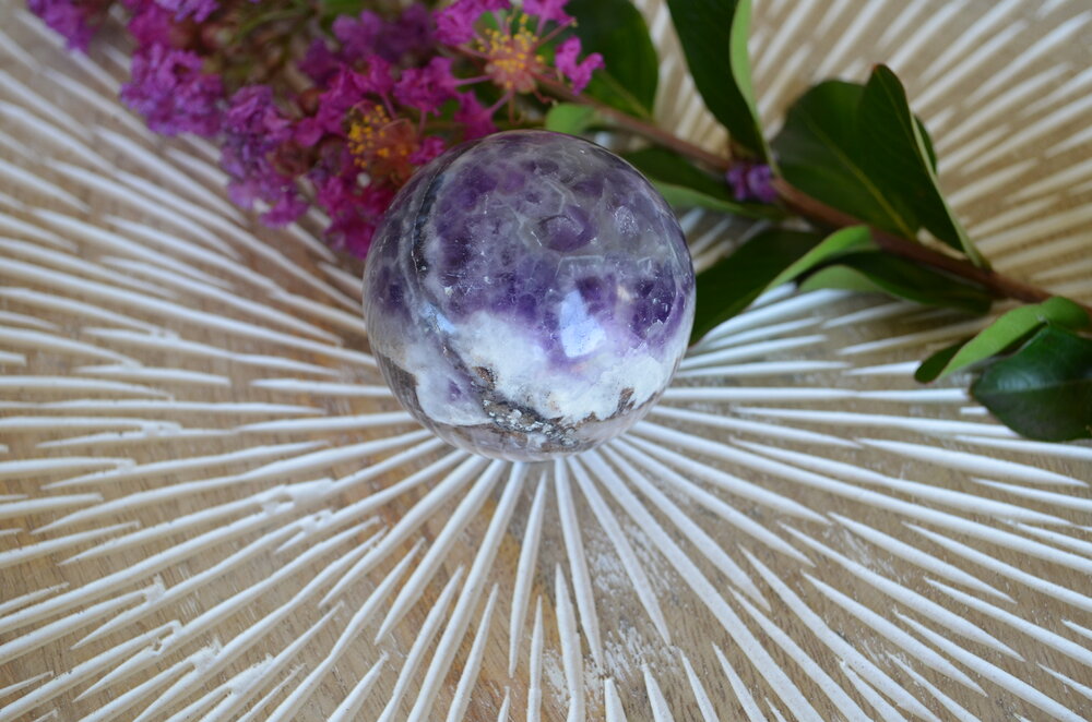 Amethyst sphere