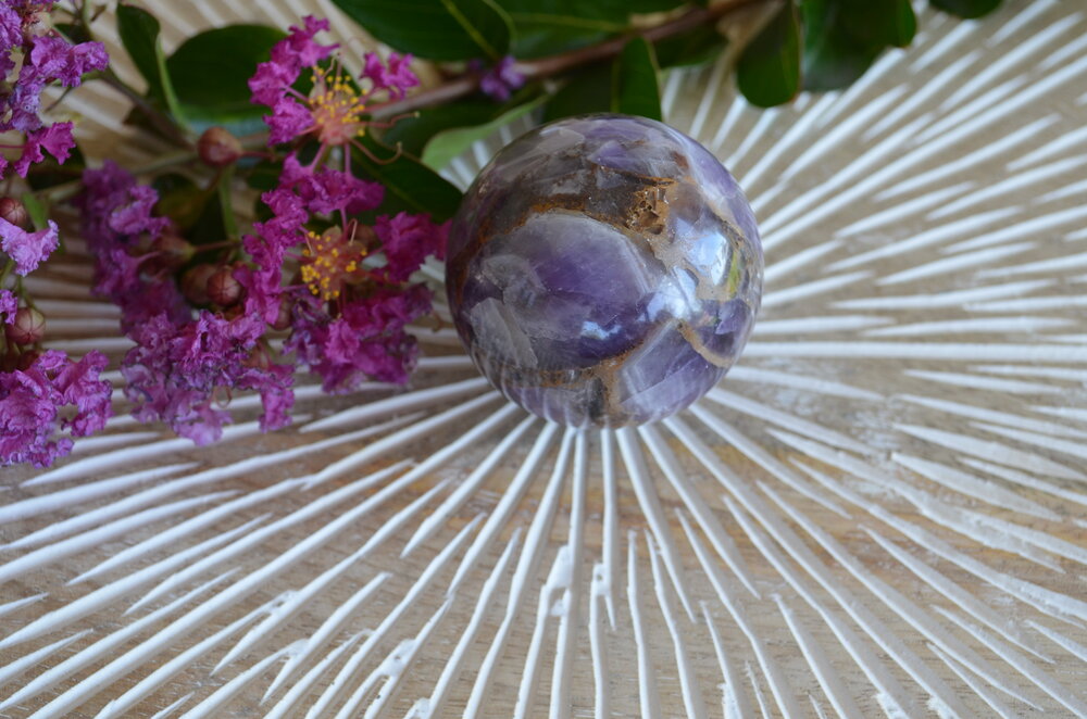 Amethyst sphere