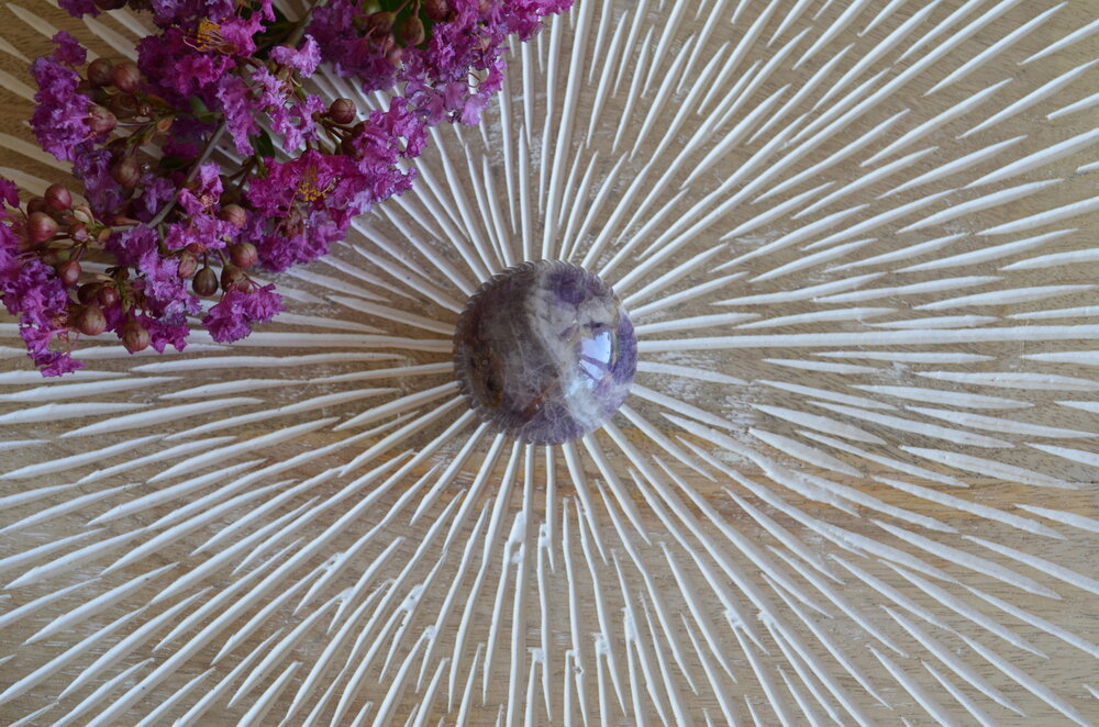 Amethyst sphere