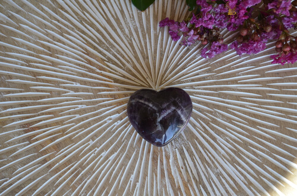 Amethyst heart