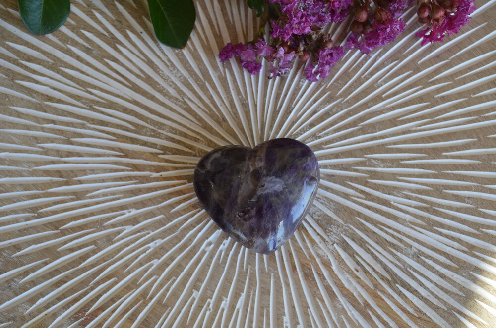 Amethyst heart