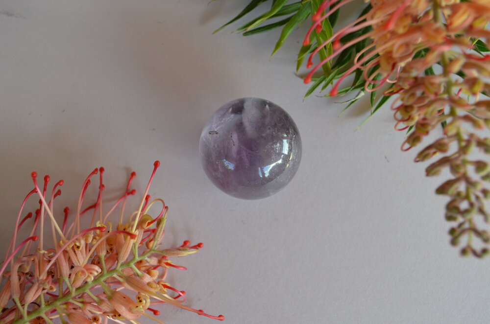 Amethyst sphere