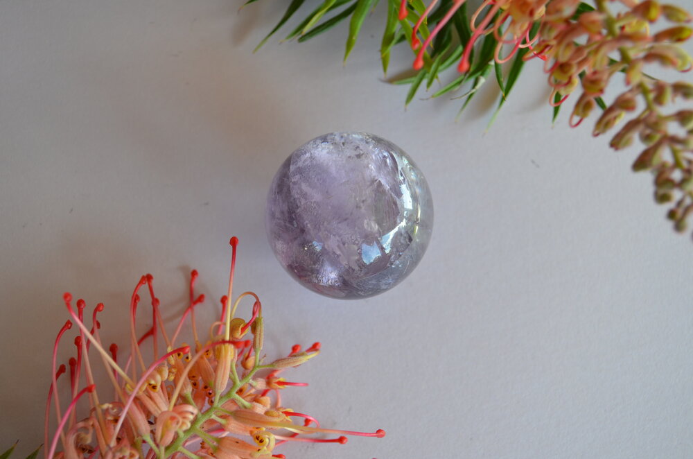 Amethyst sphere