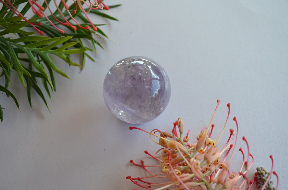 Amethyst sphere