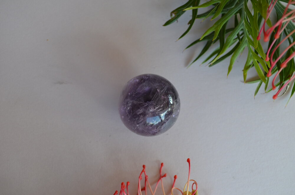 Amethyst sphere