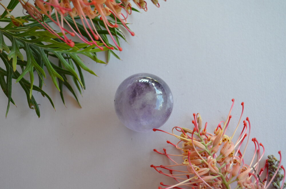 Amethyst sphere