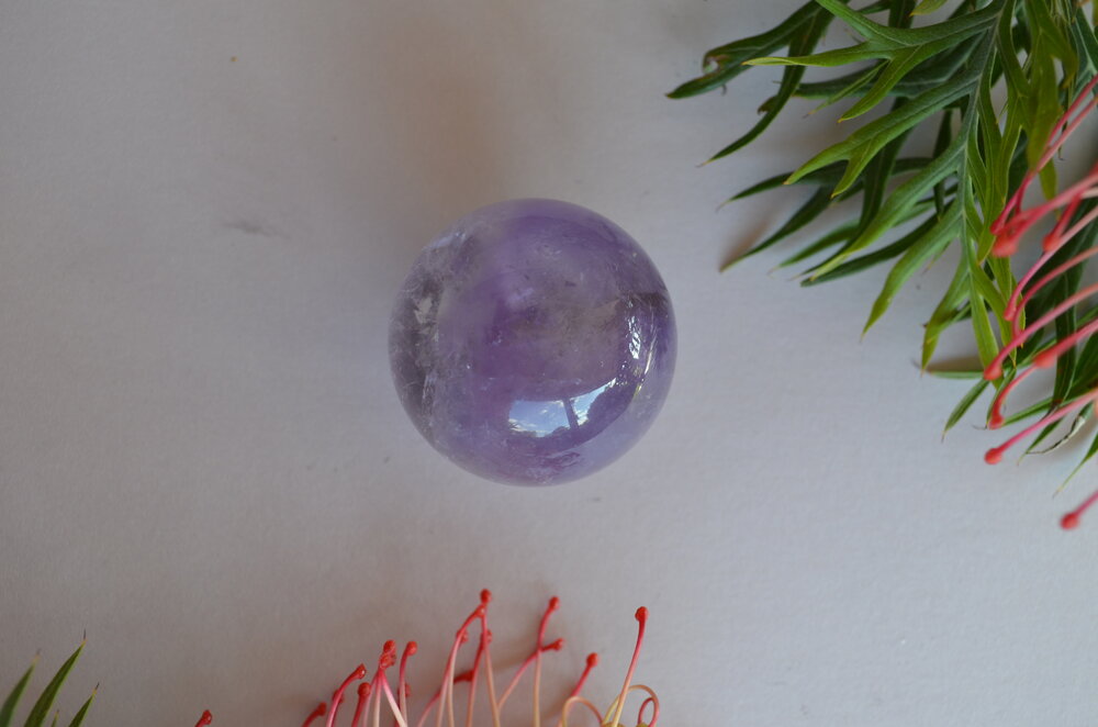 Amethyst sphere