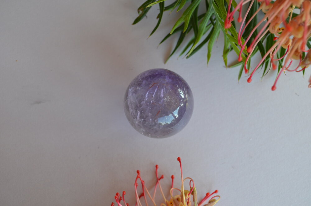 Amethyst sphere