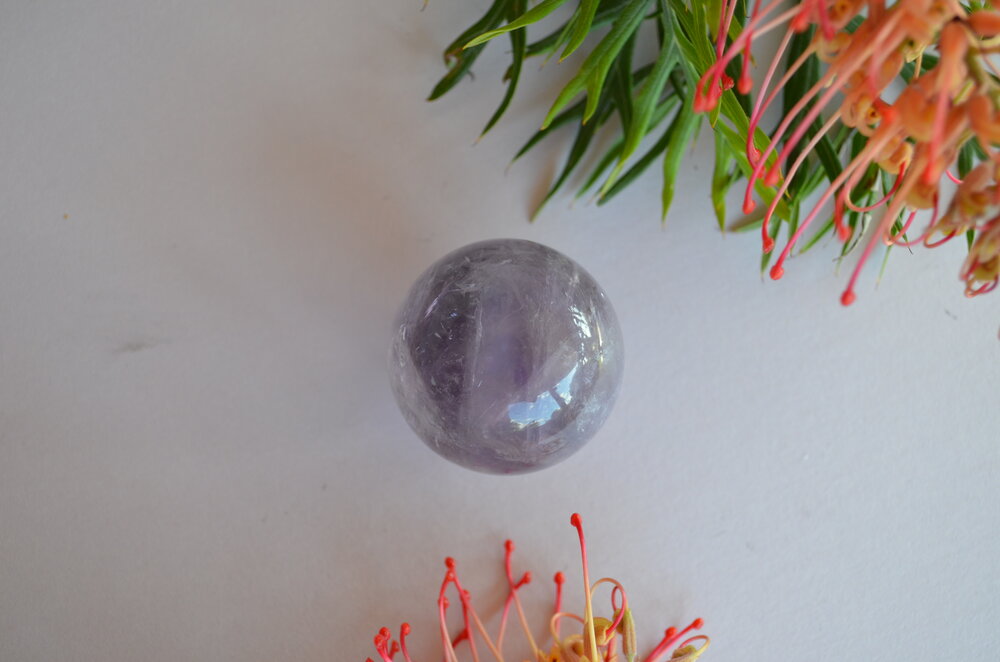 Amethyst sphere