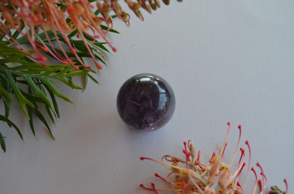 Amethyst sphere